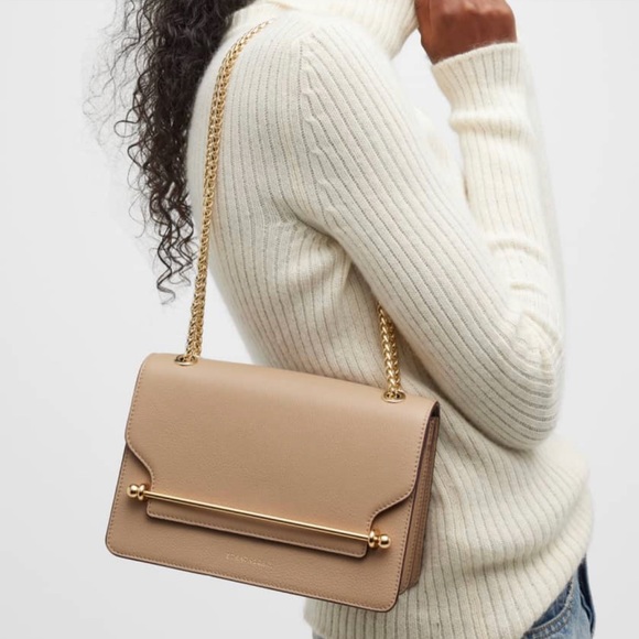 ⭐️⭐️⭐️SOLD⭐️⭐️⭐️  STRATHBERRY East-West Leather Chain Shoulder Bag - Picture 7 of 16